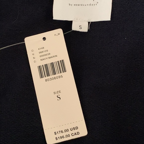 NWT Anthropologie Sundays Elodie High Rise Jumpsuit in Navy/Marin Sz S - Picture 10 of 13